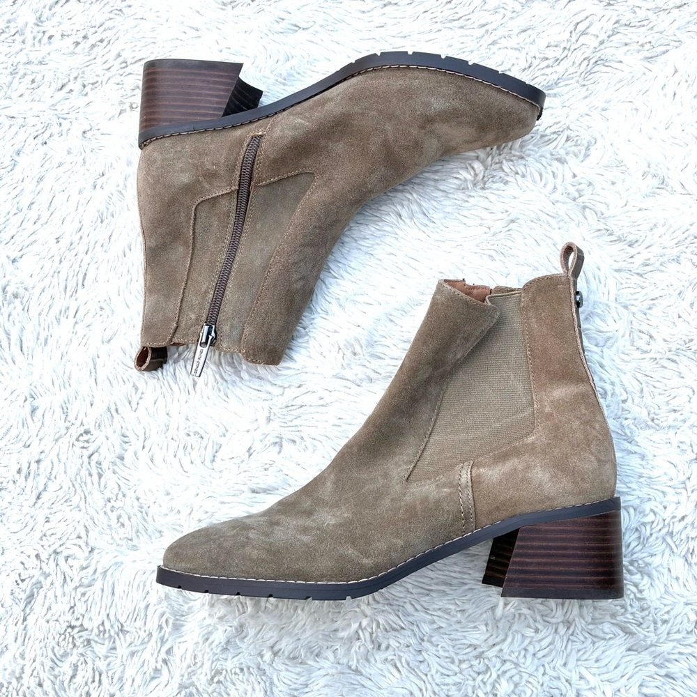 Donald Pliner NWOT Flower Boots in Smoke Sz 8 - Picture 7 of 11